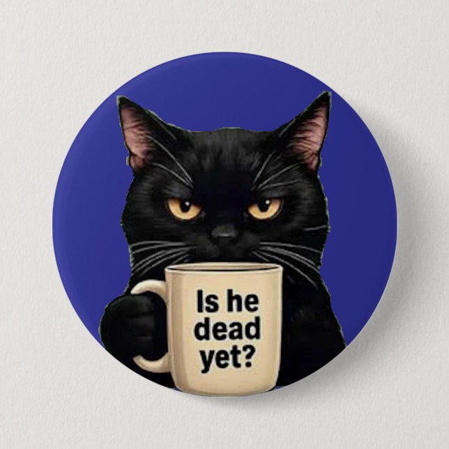 Bóton Redondo 7.62cm ele já está morto? (Frente)