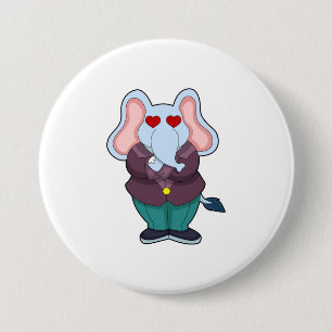 Bóton Redondo 7.62cm Elefante como Noivo com Terno.PNG