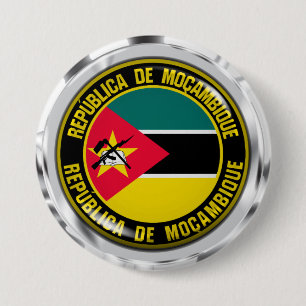 Bóton Redondo 7.62cm Emblem redonda em Moçambique