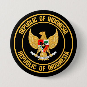 Bóton Redondo 7.62cm Emblem redonda na Indonésia
