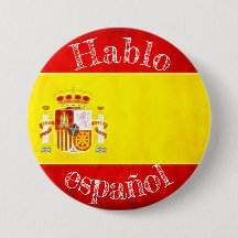 Emblema bandeira hablo español