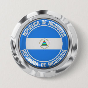Bóton Redondo 7.62cm Emblema Ronda Nicarágua