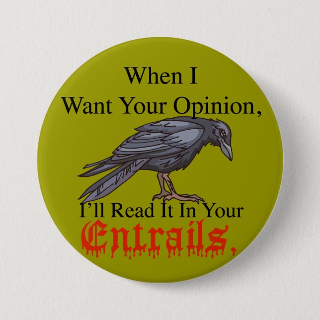 Bóton Redondo 7.62cm entranhas do botão (Frente)