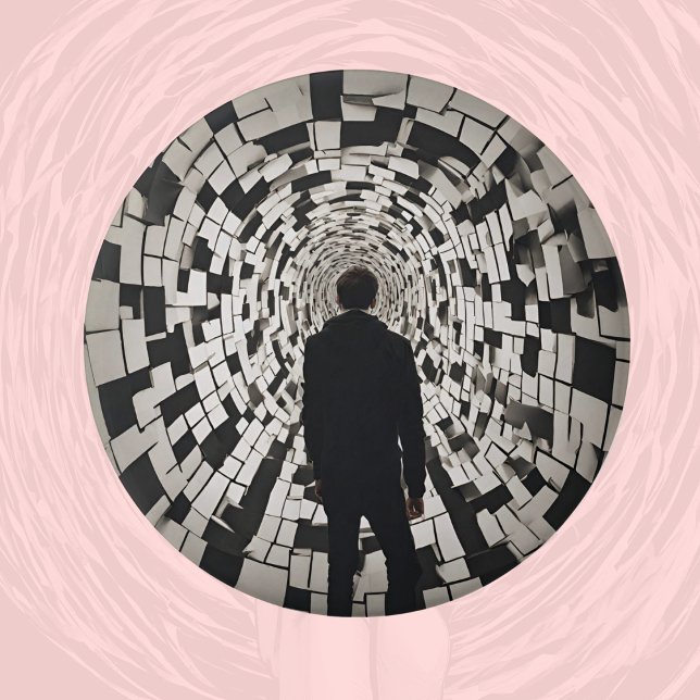 Bóton Redondo 7.62cm Enxaqueca Vestibular Vertigens Meniere está tonto (Criador carregado)