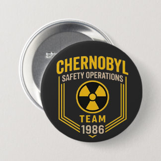 Bóton Redondo 7.62cm Equipe de Operações de Segurança de Chernobyl 1986