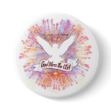 Espírito de 1776 Deus Abençoe a Bandeira dos EUA Á