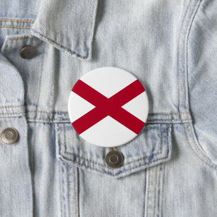 Bóton Redondo 7.62cm Estado do Alabama Flag