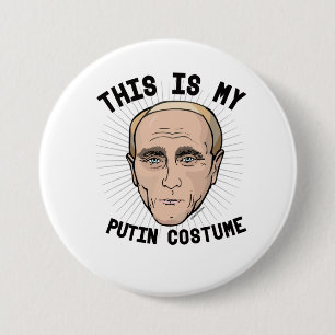 Bóton Redondo 7.62cm Este é o meu traje de Vladimir Putin -- Eleição 20