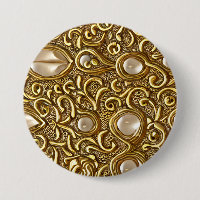 Estilo Barroco Padrão Dourado Queimado