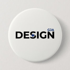 Bóton Redondo 7.62cm Estilo de design GJA Branco