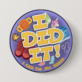 Bóton Redondo 7.62cm Eu Fiz 3"