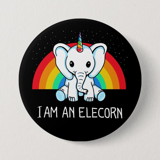 Bóton Redondo 7.62cm Eu sou um Eleitor (Frente)