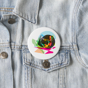 Bóton Redondo 7.62cm Exercício de Mulher