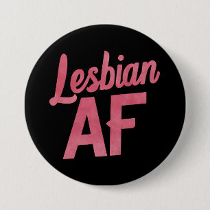 Bóton Redondo 7.62cm Flor Lesbiana AF Orgulho LGBT Desfile de Amor Gay