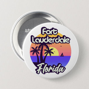Bóton Redondo 7.62cm Fort Lauderdale Flórida