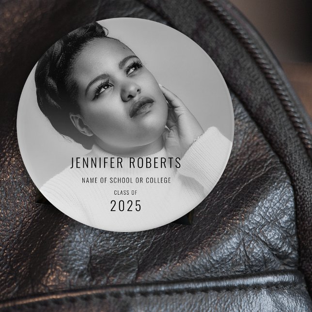 Bóton Redondo 7.62cm Foto de Graduação de Tendy (Criador carregado)