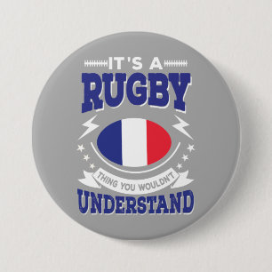 Bóton Redondo 7.62cm France Rugby