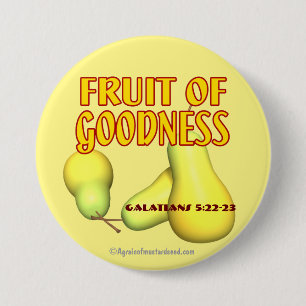 Bóton Redondo 7.62cm Fruta dos bens