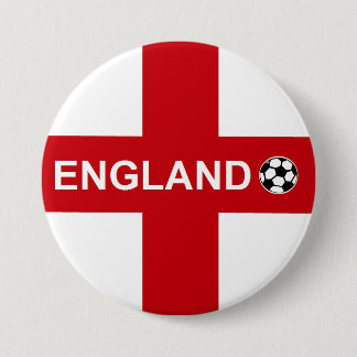 Bóton Redondo 7.62cm Futebol de Inglaterra