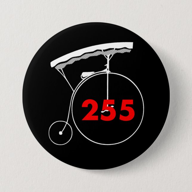 Bóton Redondo 7.62cm Garçonete 255 (Frente)