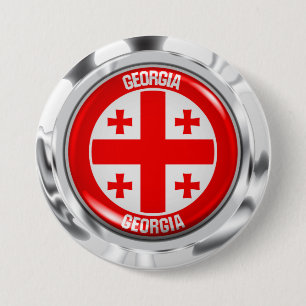 Bóton Redondo 7.62cm Georgia Round Emblem