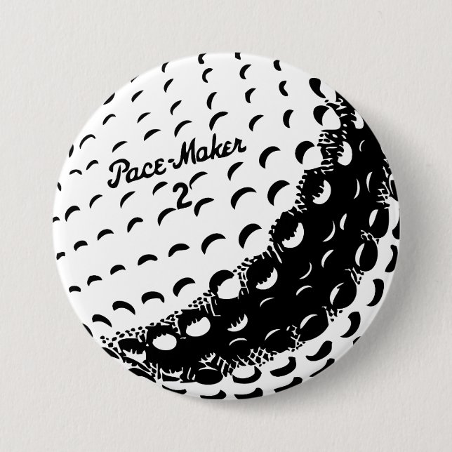 Bóton Redondo 7.62cm Golf Ball (Frente)