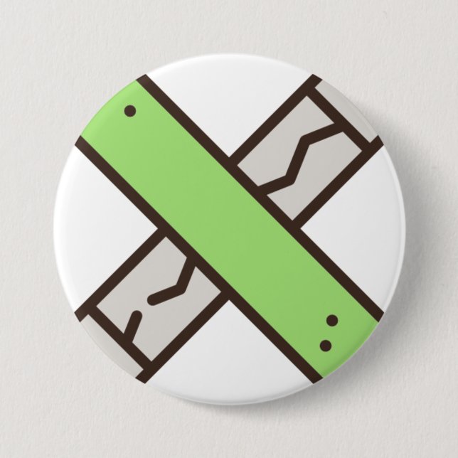 Bóton Redondo 7.62cm goma (Frente)