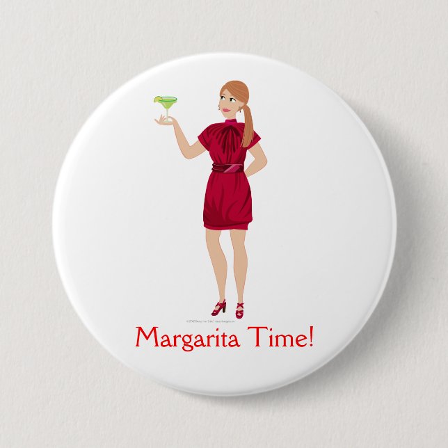 Bóton Redondo 7.62cm Grande botão de DHG (Frente)