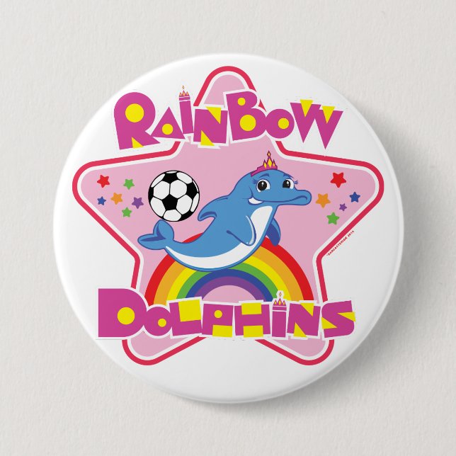 Bóton Redondo 7.62cm Grande, botão redondo de 3 polegadas (Frente)