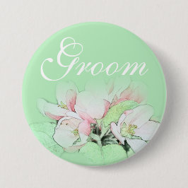 Bóton Redondo 7.62cm GRUPO DE ARMADURA DE Maçã DE rosa claro bonito