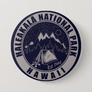 Bóton Redondo 7.62cm Haleakalā National Park - Hawaii souvenir