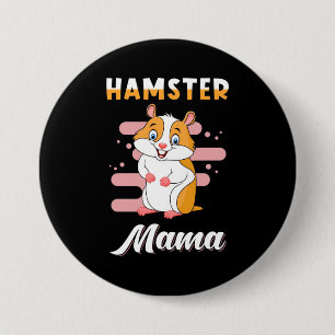 Bóton Redondo 7.62cm Hamster Mama