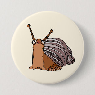 Bóton Redondo 7.62cm Happy Snail