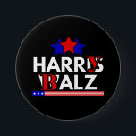 Bóton Redondo 7.62cm Harris Walz 24 Harry Balz 2024 Meme Democratic<br><div class="desc">24 Harry Balz 2024 Meme Democratics Vote</div>