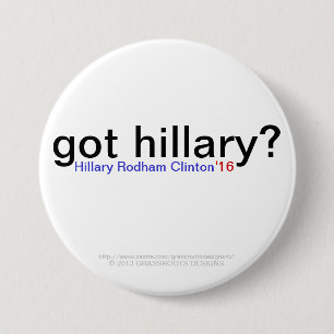 Bóton Redondo 7.62cm hillary obtida? Hillary Rodham Clinton '16
