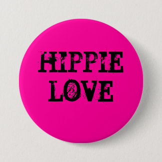 Bóton Redondo 7.62cm hippie love
