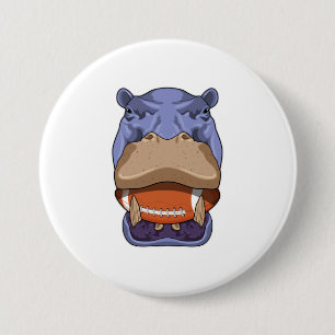 Bóton Redondo 7.62cm Hippo no Futebol