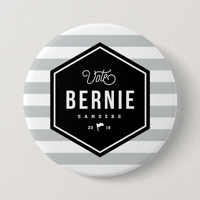 Bóton Redondo 7.62cm Hipster Bernie (Frente)