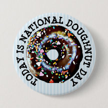 Hoje é o Dia Nacional do Donut Botão