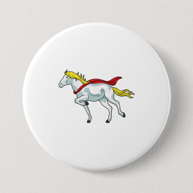 Bóton Redondo 7.62cm Horse Cape (Frente)