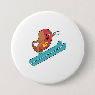 Bóton Redondo 7.62cm Hotdog como saltador de Esqui com Ski.PNG
