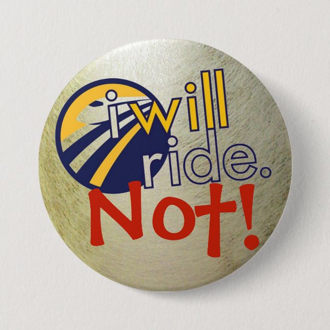 Bóton Redondo 7.62cm Ideia do botão de HSR (Frente)