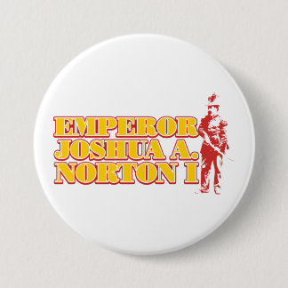 Bóton Redondo 7.62cm Imperador Joshua A.Norton que eu me abotôo