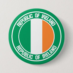 Bóton Redondo 7.62cm Irlanda Round Emblem