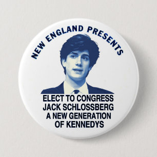 Bóton Redondo 7.62cm Jack (Kennedy) Schlossberg
