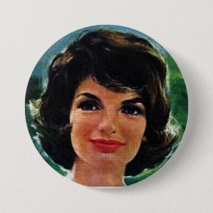 Bóton Redondo 7.62cm Jackie Kennedy