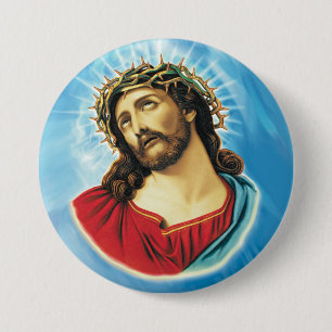 Bóton Redondo 7.62cm Jesus