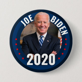 Bóton Redondo 7.62cm Joe Biden 2020 para Presidente