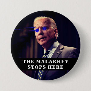 Bóton Redondo 7.62cm Joe Biden como Dark Brandon
