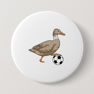 Bóton Redondo 7.62cm Jogador de futebol do Duck